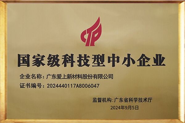 國家級科技型中小企業(yè)