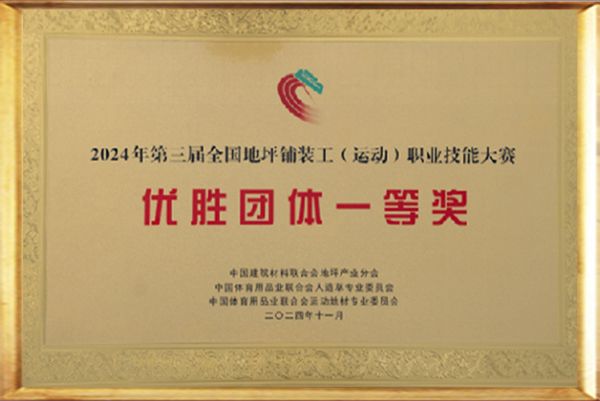 全國技能大賽優(yōu)勝團(tuán)體一等獎