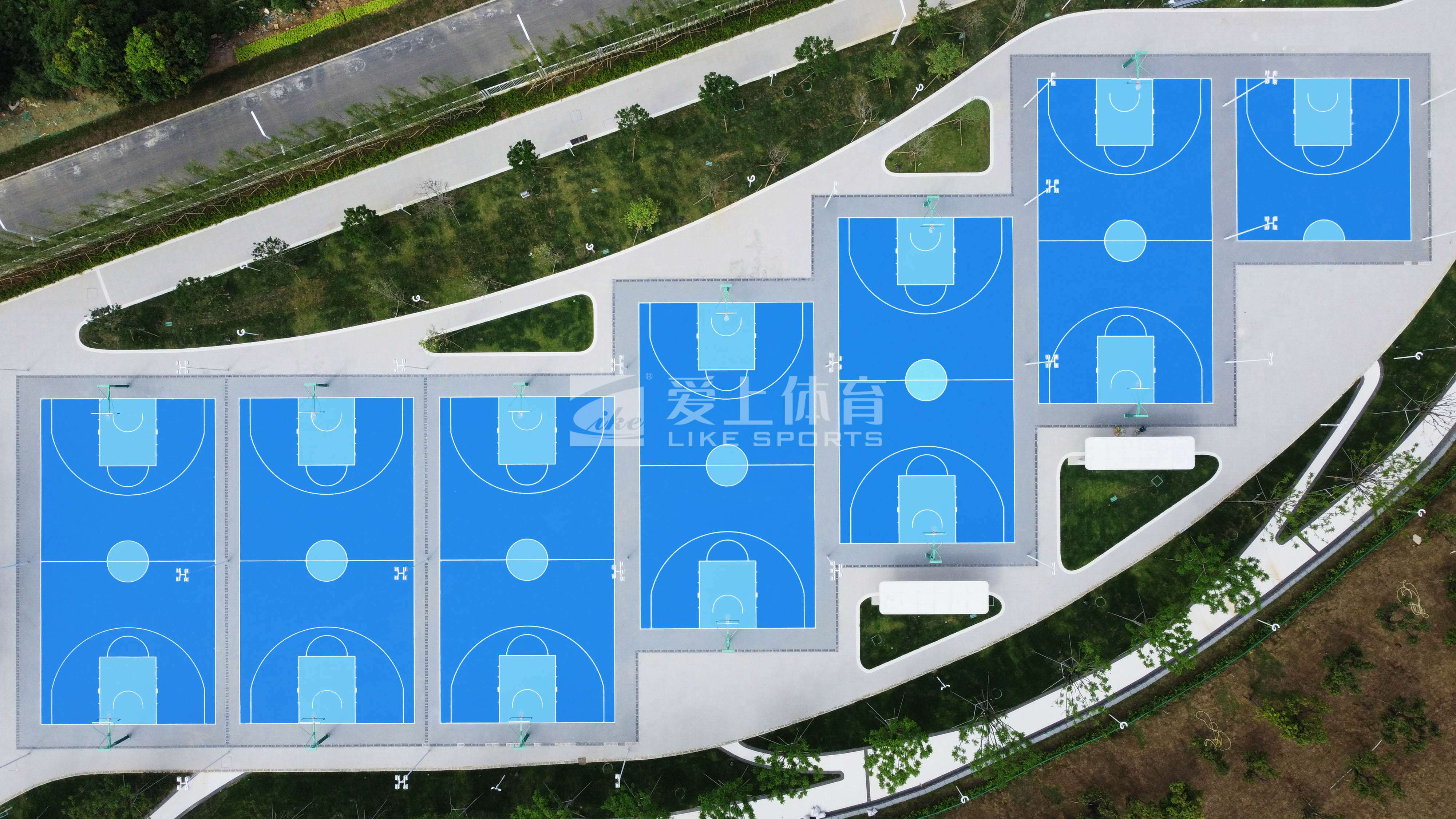 東莞步步高實(shí)驗(yàn)中學(xué)籃球場(chǎng)