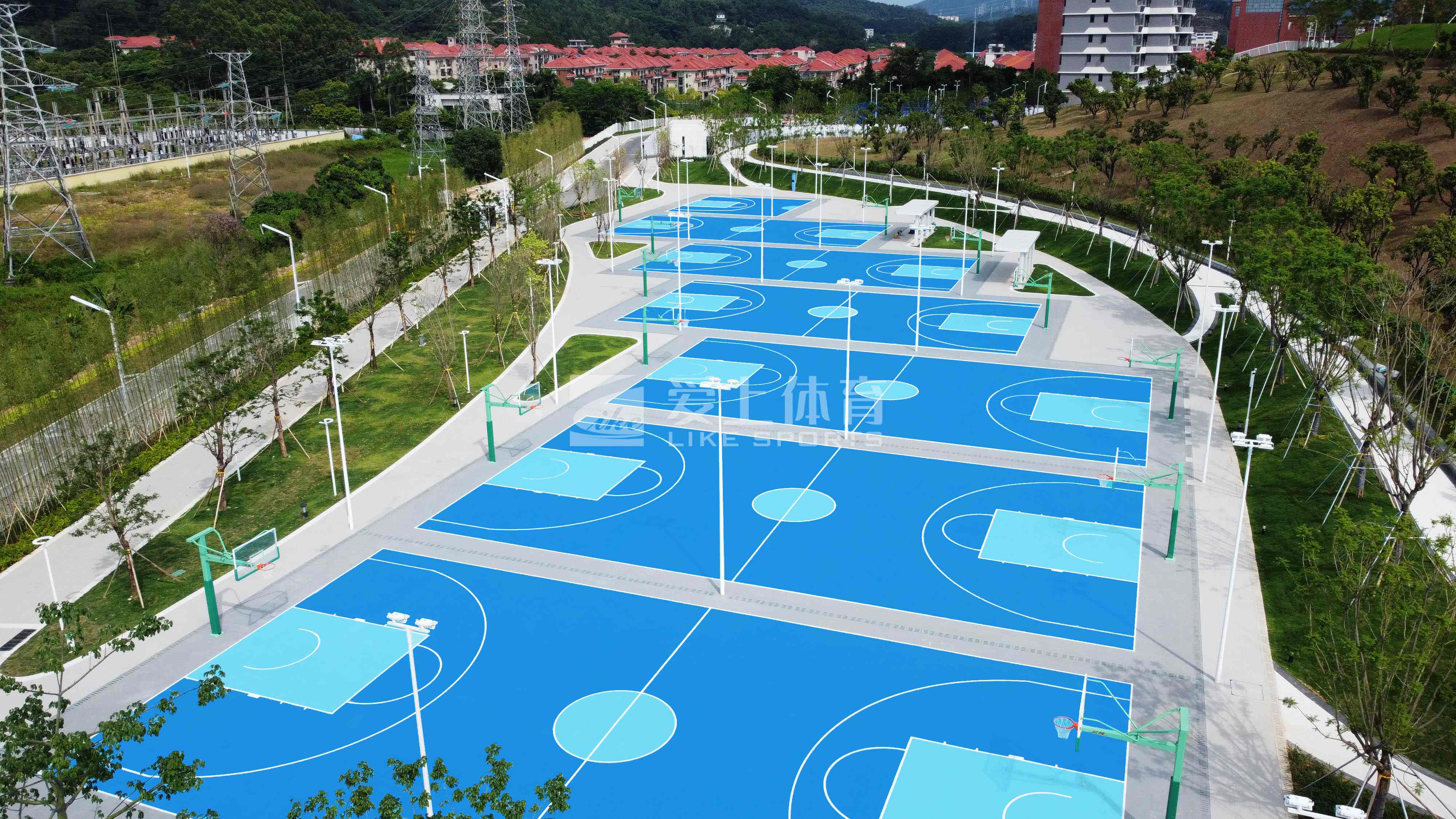 東莞步步高實(shí)驗(yàn)中學(xué)籃球場(chǎng)